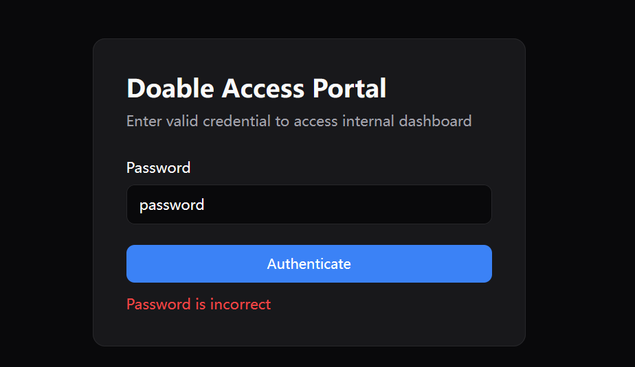 password